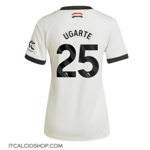 Manchester United Manuel Ugarte #25 Terza Maglia Femmina 2024-25 Manica Corta